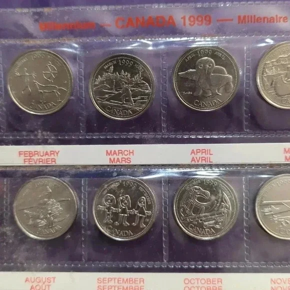 Commemorative Set of Quarters from 1999 - Picture 2 of 4